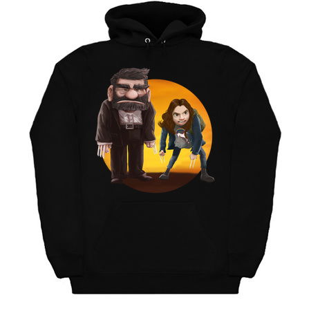 Old X-Man and Little Mutant Girl T-Shirt tiny thumbnail