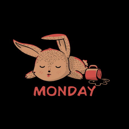 Monday Rabbit - NeatoShop