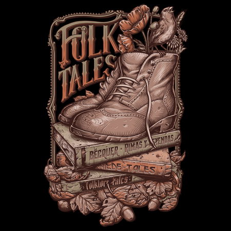 Folk Tales - Vintage colors - NeatoShop
