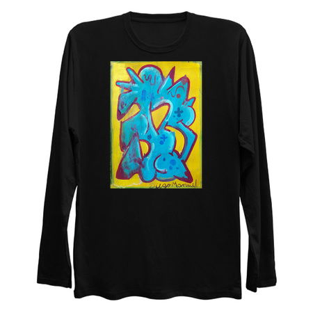 Light blue shape on yellow IV tiny thumbnail