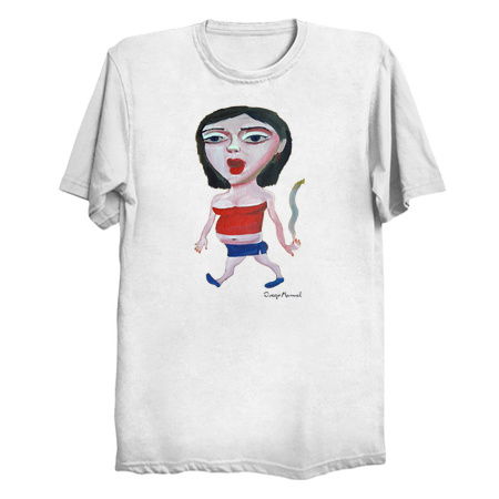 Girl for a walk, people from the neighborhood tiny thumbnail