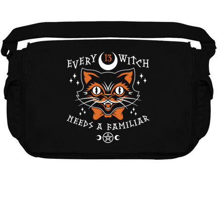 Every Witch Needs a Familiar - Halloween Cat - Goth tiny thumbnail