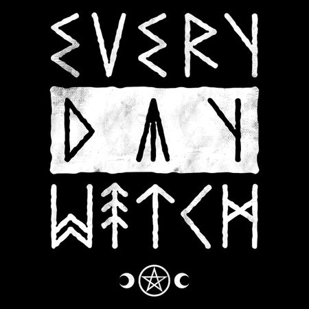 Every Day Witch - Goth - Runes - NeatoShop