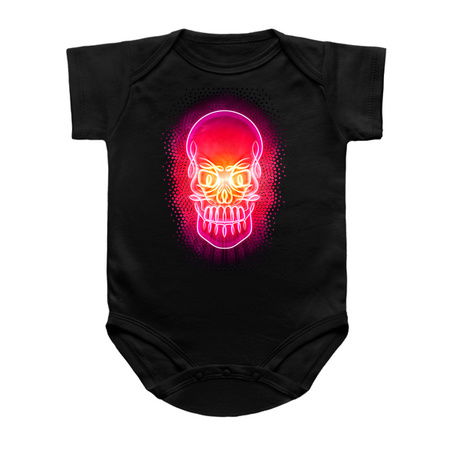 Psychedelic Celtic Neon Glowing Skull tiny thumbnail