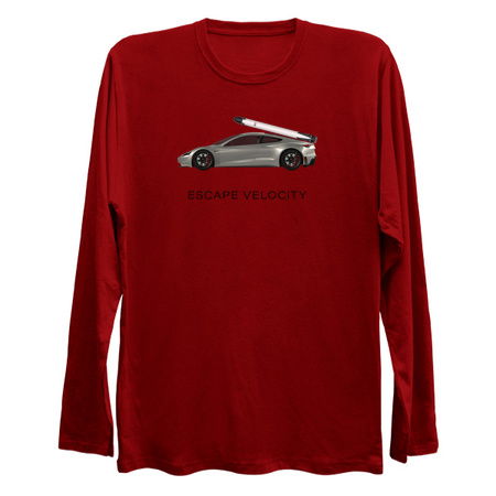 Space Roadster "Escape Velocity" (Silver w/ dark text) tiny thumbnail