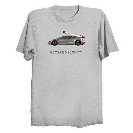 Space Roadster "Escape Velocity" (Silver w/ dark text) tiny thumbnail