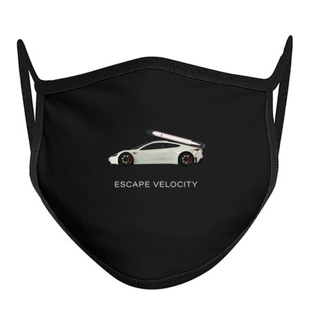 Space Roadster "Escape Velocity" (White w/ light text) tiny thumbnail