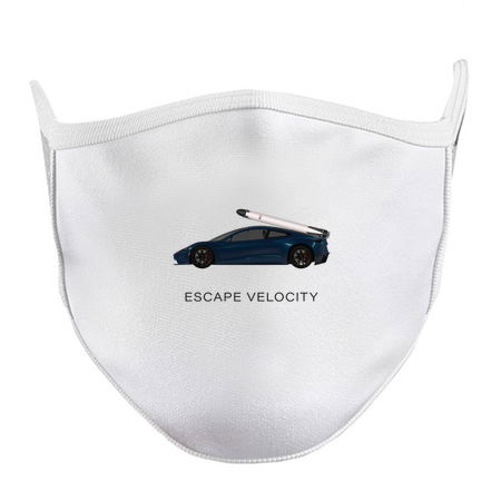 Space Roadster "Escape Velocity" (Blue w/ dark text) tiny thumbnail