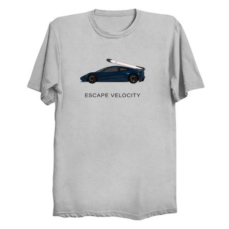 Space Roadster "Escape Velocity" (Blue w/ dark text) tiny thumbnail