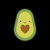 Smiling Cute and kawaii foodie avocado tiny thumbnail