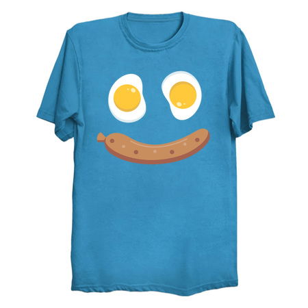 Sausages with Cute and Kawaii Eggs tiny thumbnail