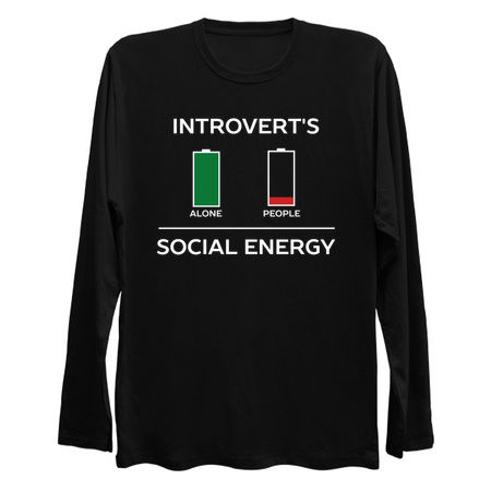 Energy Is Low Funny Introvert Humour tiny thumbnail