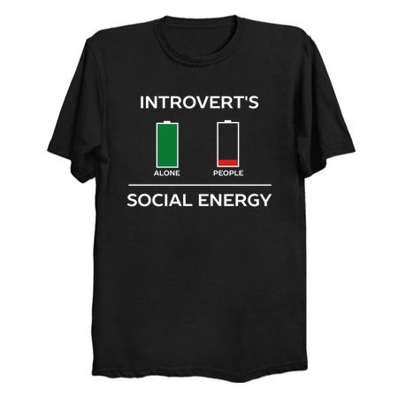 Energy Is Low Funny Introvert Humour tiny thumbnail