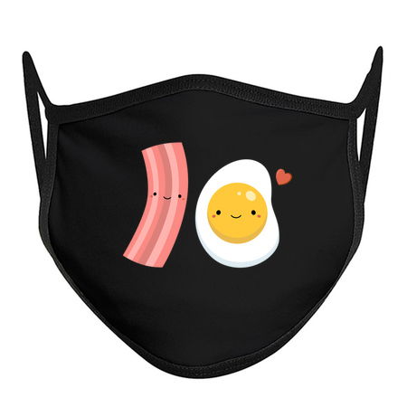 Paired Cute and Kawaii Eggs and Bacon tiny thumbnail
