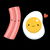 Paired Cute and Kawaii Eggs and Bacon tiny thumbnail
