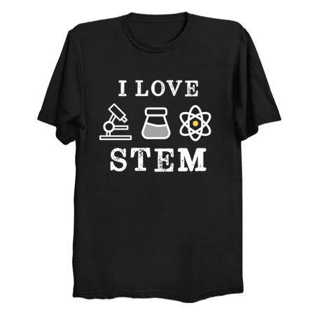 Instruments of Science I Love Stem Retro Vintage tiny thumbnail
