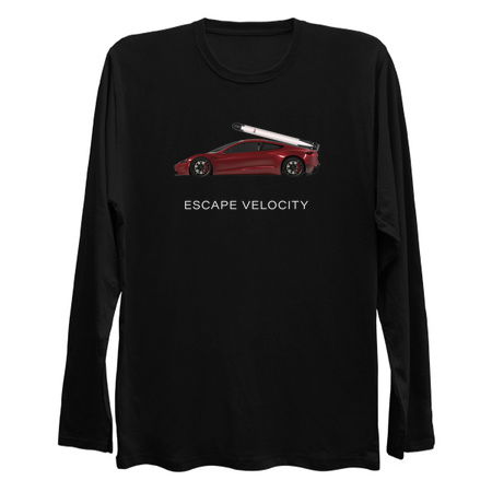 Space Roadster "Escape Velocity" (Red w/ light text) tiny thumbnail