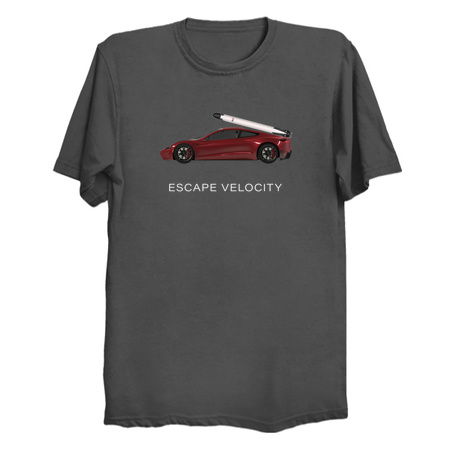 Space Roadster "Escape Velocity" (Red w/ light text) tiny thumbnail