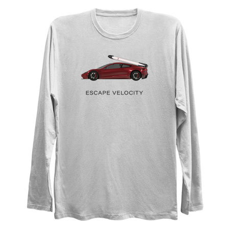 Space Roadster "Escape Velocity" (Red w/ dark text) tiny thumbnail