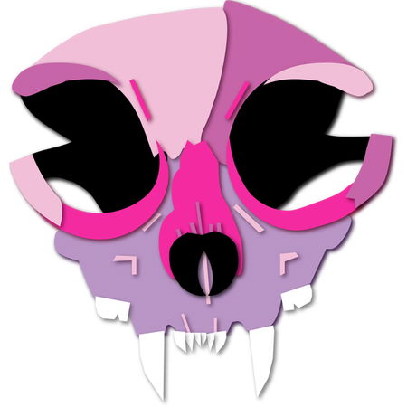 Cat Skull Vector - NeatoShop