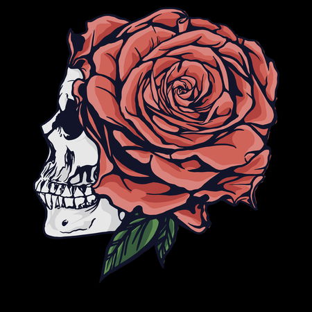 Rosy Skull Smile - NeatoShop