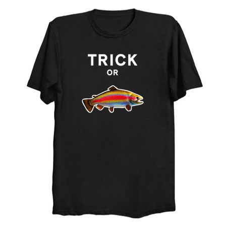 Funny Hallowe'en Trick or Trout tiny thumbnail