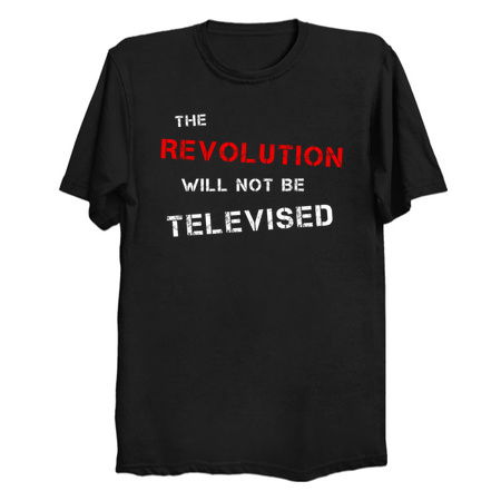 The Revolution Will Not Be Televised (White/Red) tiny thumbnail