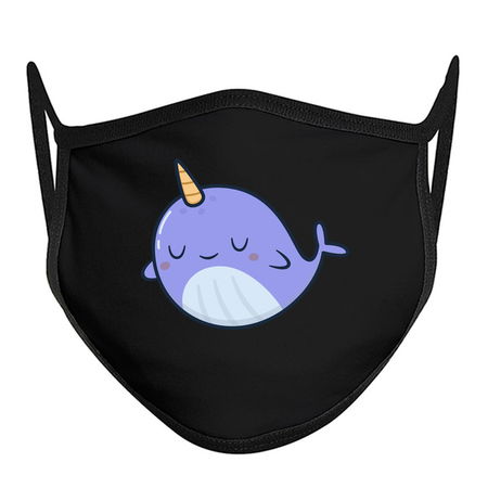 Purple Narwhal Is Cute Kawaii and Adorable tiny thumbnail