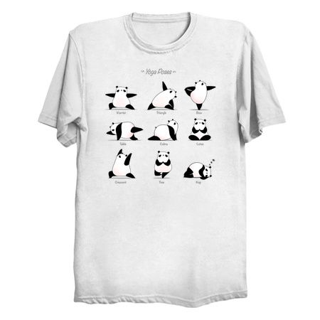 Unisex T-shirt - Yoga Pandas