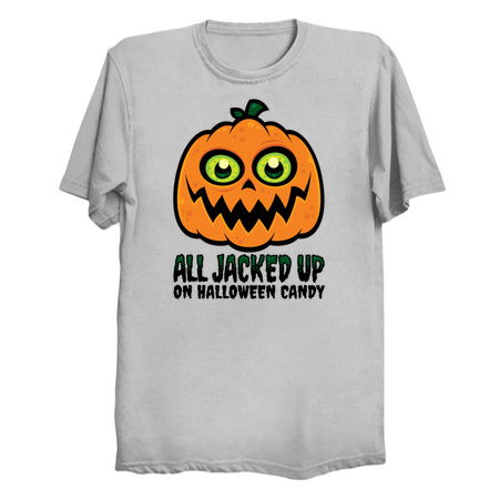 All Jacked Up on Halloween Candy Jack-O'-Lantern tiny thumbnail