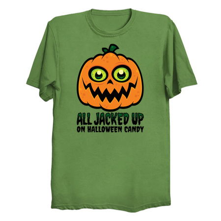 All Jacked Up on Halloween Candy Jack-O'-Lantern tiny thumbnail