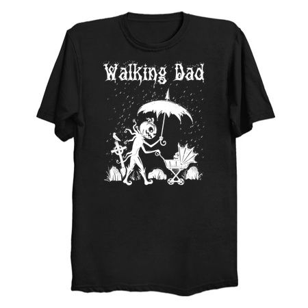 Walking Dad - Cool Dad Awesome Boyfriend T-shirt Gift for Husband and Father tiny thumbnail