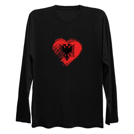 Grungy I Love Albania Heart Flag tiny thumbnail