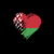 Grungy I Love Belarus Heart Flag tiny thumbnail