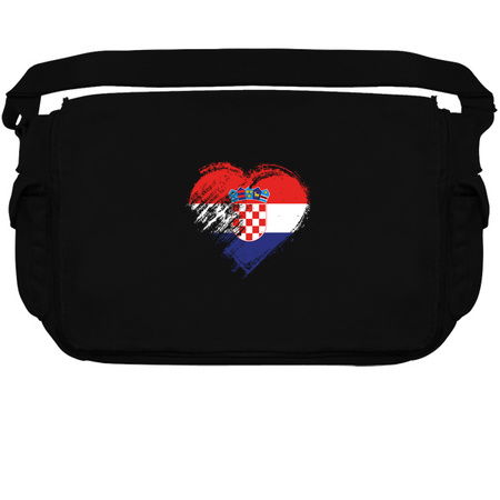 Grungy I Love Croatia Heart Flag tiny thumbnail