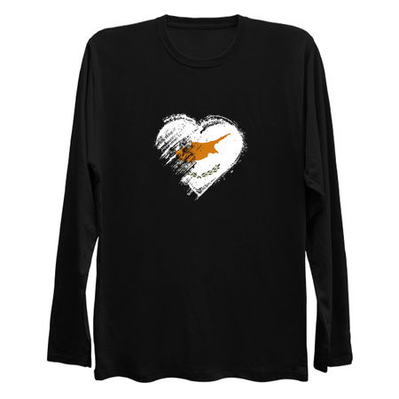 Grungy I Love Cyprus Heart Flag tiny thumbnail