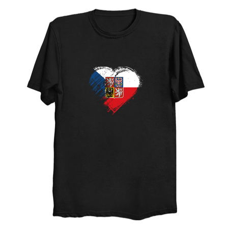 Grungy I Love Czech Republic Heart Flag tiny thumbnail