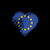 Grungy I Love Europe Heart Flag tiny thumbnail