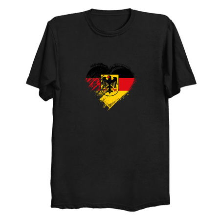 Grungy I Love Germany Heart Flag tiny thumbnail