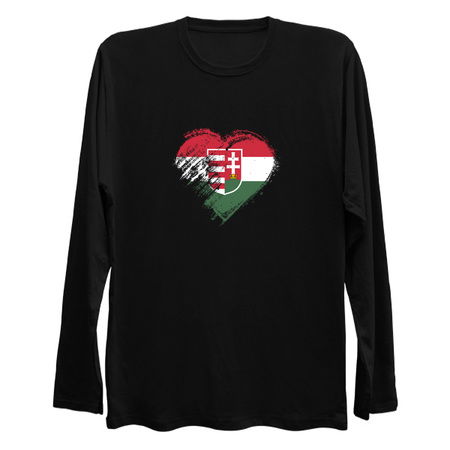 Grungy I Love Hungary Heart Flag tiny thumbnail