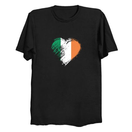 Grungy I Love Ireland Heart Flag tiny thumbnail
