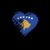 Grungy I Love Kosovo Heart Flag tiny thumbnail