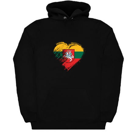 Grungy I Love Lithuania Heart Flag tiny thumbnail
