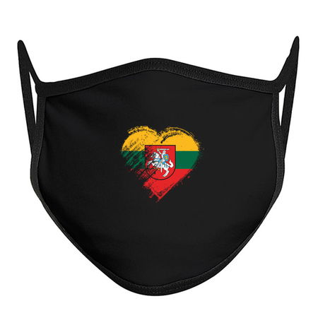 Grungy I Love Lithuania Heart Flag tiny thumbnail