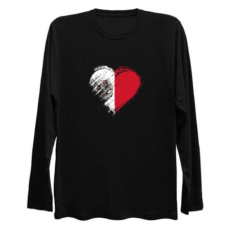 Grungy I Love Malta Heart Flag tiny thumbnail