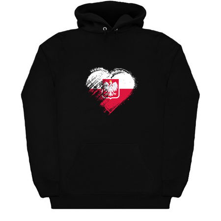 Grungy I Love Poland Heart Flag tiny thumbnail