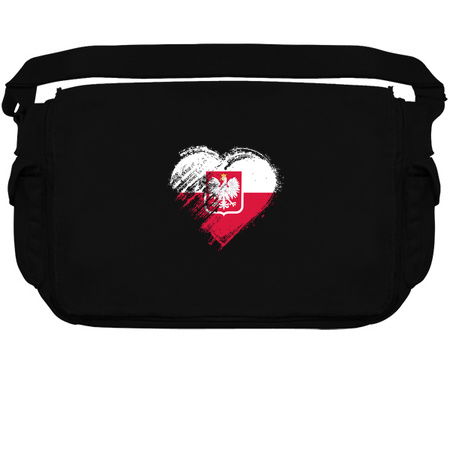 Grungy I Love Poland Heart Flag tiny thumbnail