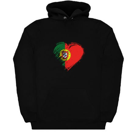 Grungy I Love Portugal Heart Flag tiny thumbnail