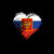 Grungy I Love Russia Heart Flag tiny thumbnail