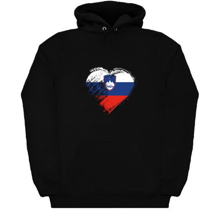 Grungy I Love Slovenia Heart Flag tiny thumbnail